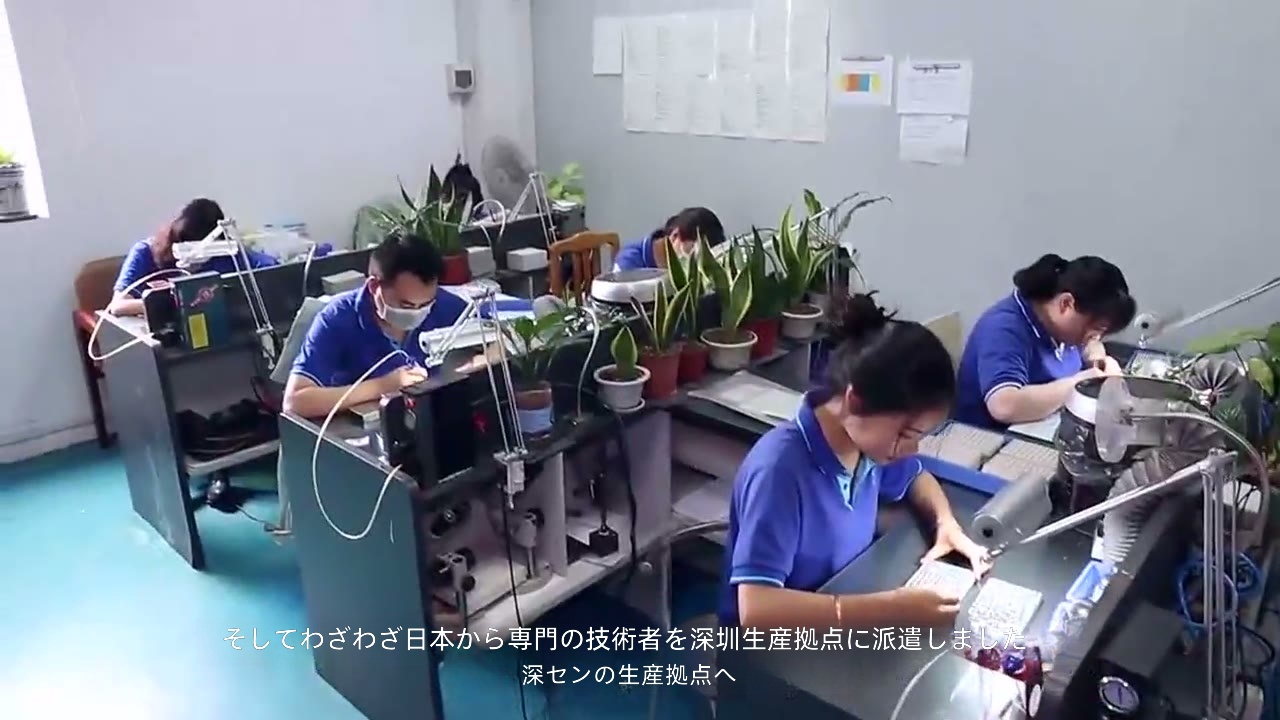 体系は個々の工程に落とし込まれています